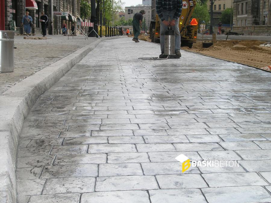 Baskı Beton Kaldırım