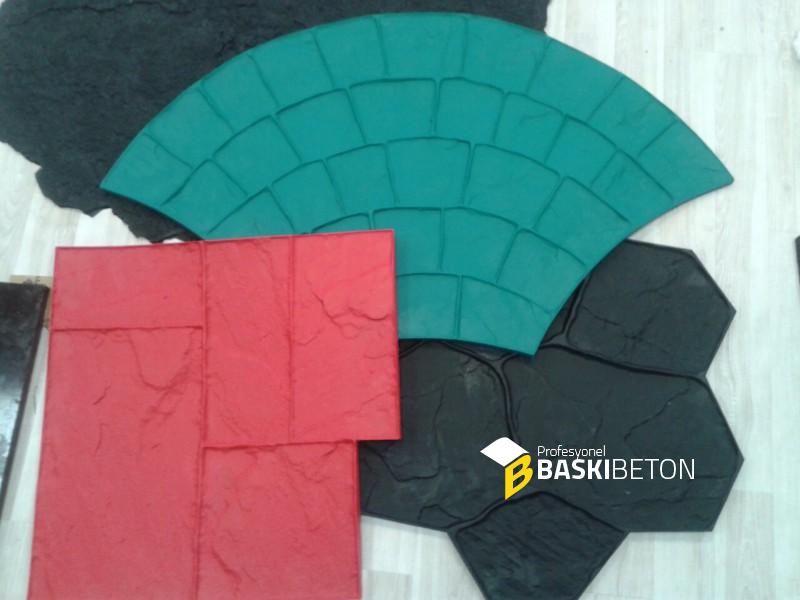 Baskı Beton Desenli Kalıbı